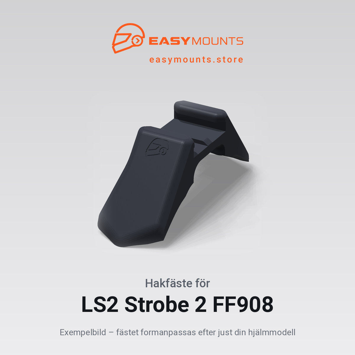 Exempelbild: hakfäste för LS2 Strobe 2 FF908