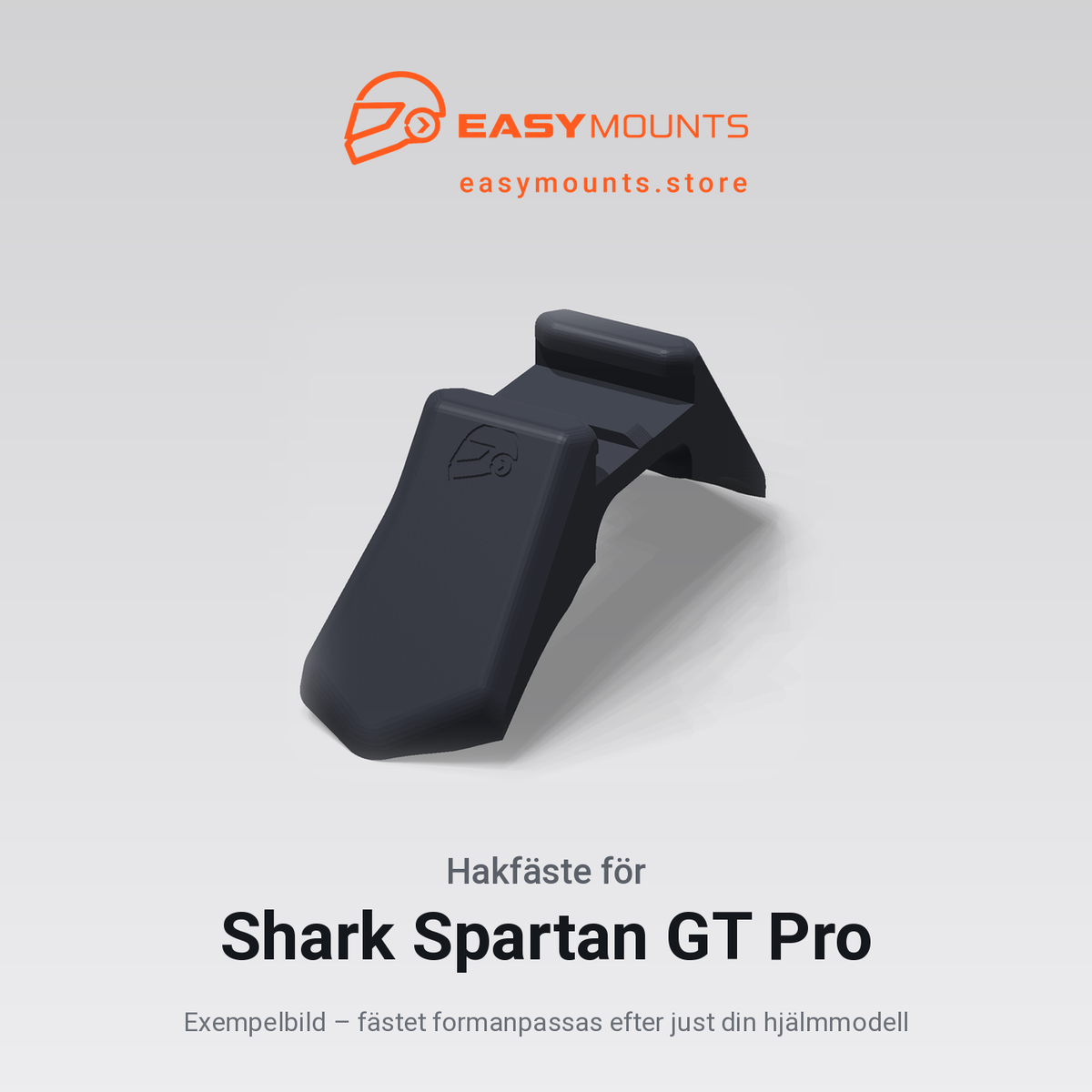 Exempelbild: hakfäste för Shark Spartan GT Pro